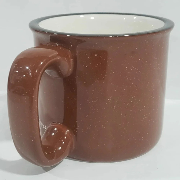 Algonquin  Park Authentic Cape Shore Souvenir Mug Brown with Bear Scene. - Picture 2 of 5
